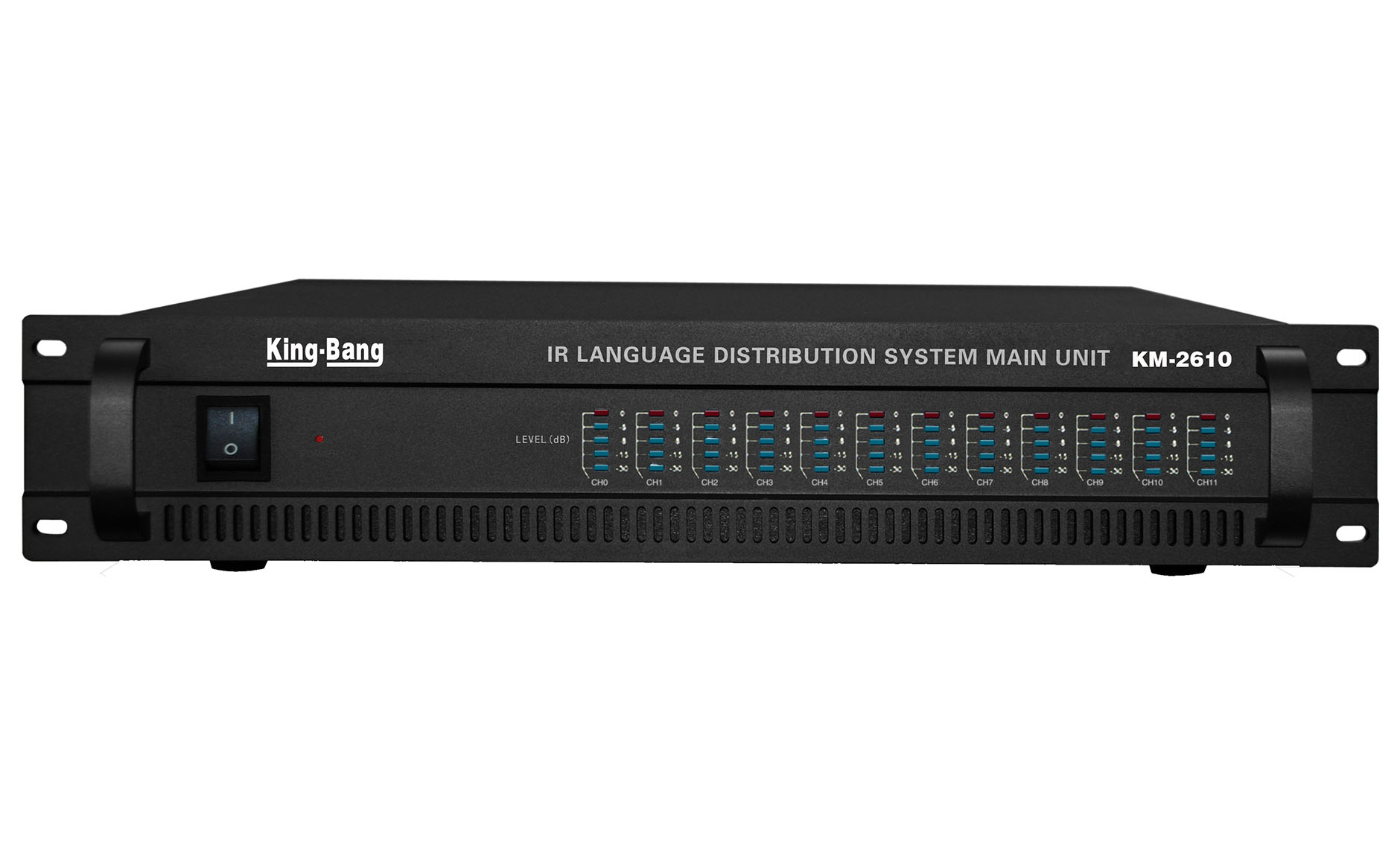 10路同聲傳譯發射主機KM-2610